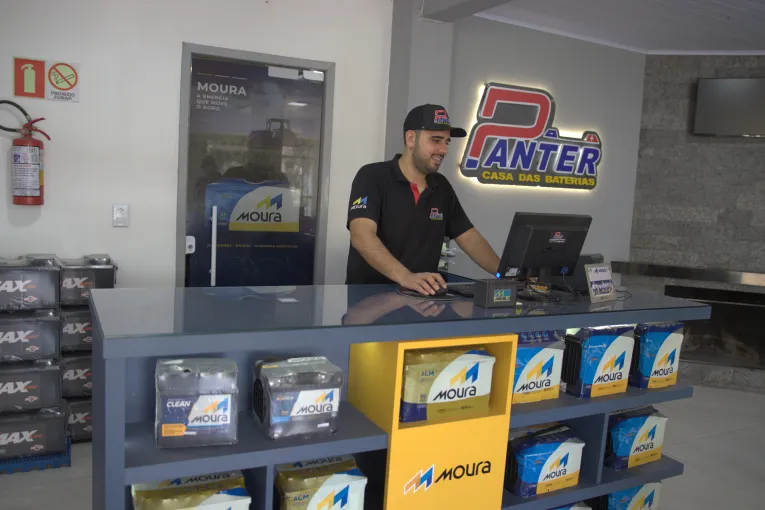 Interior da Casa das Baterias Panter